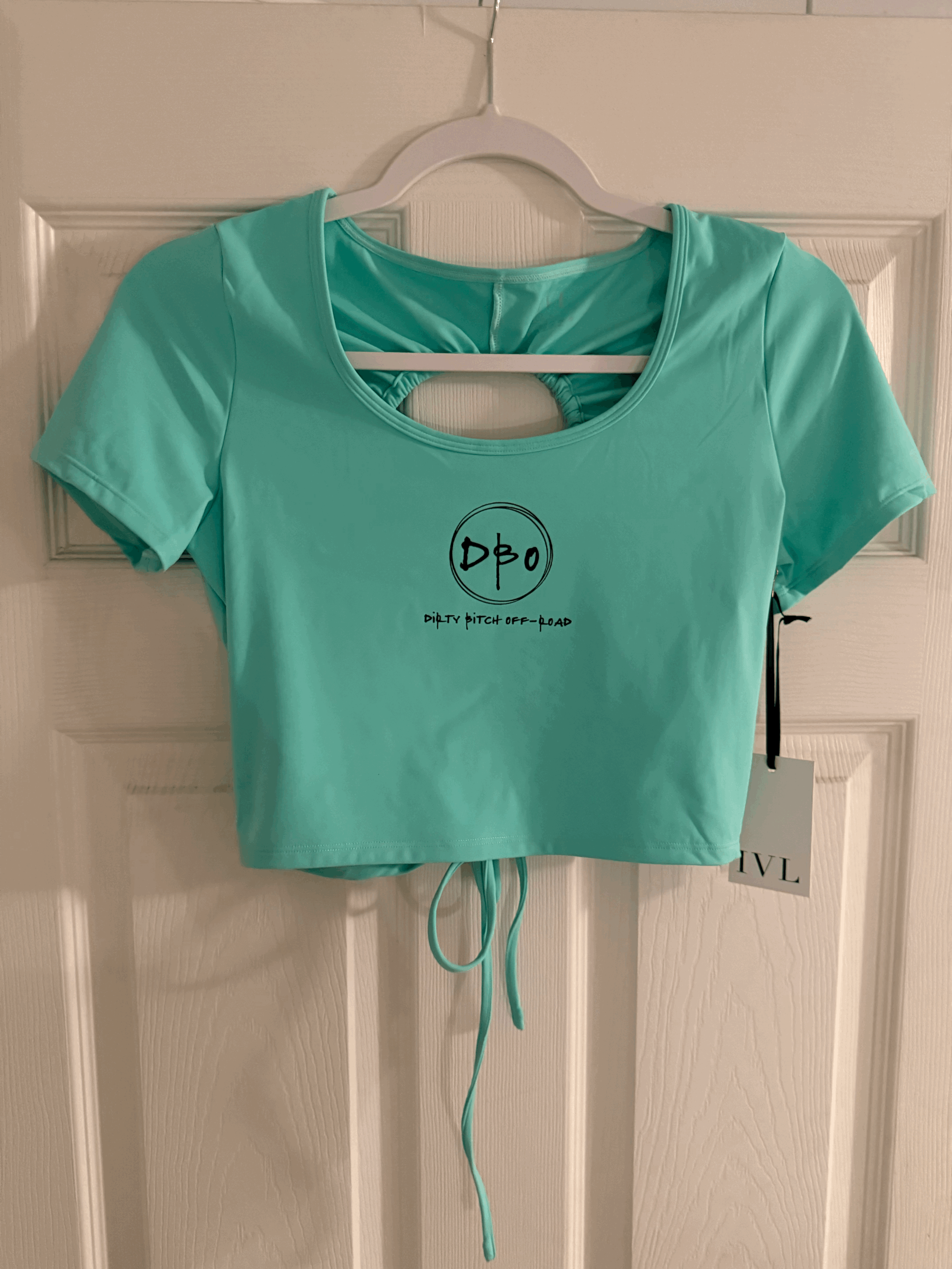 IVL Open back Crop top with DBO logo