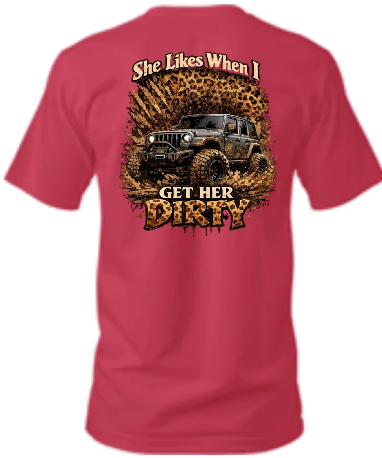 She likes it when I get her dirty T-shirt