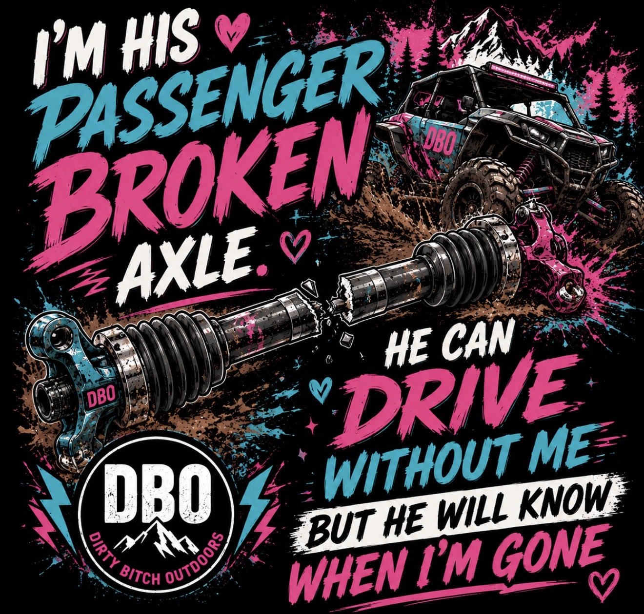 Passenger broken axle  T-shirt
