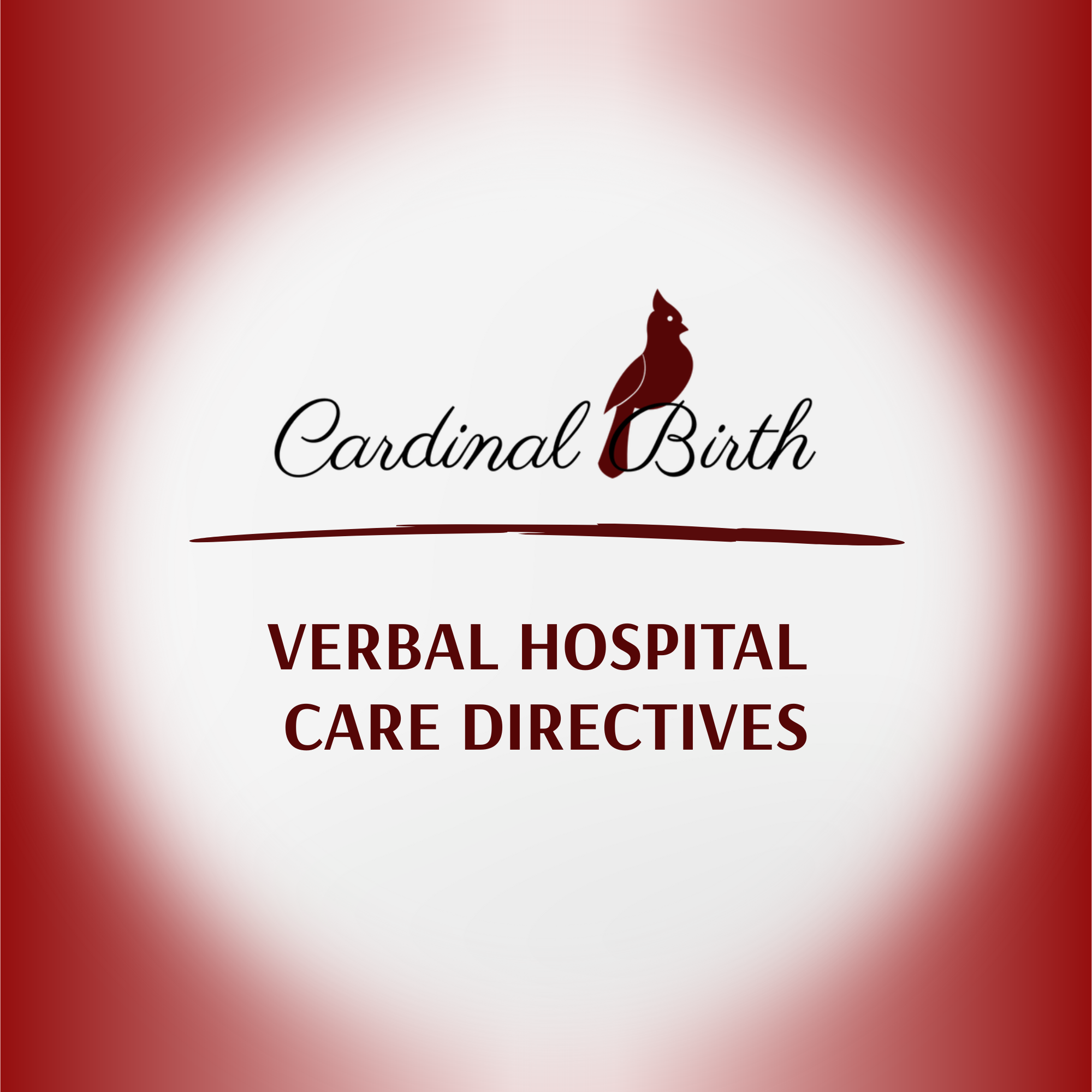 VERBAL HOSPITAL CARE DIRECTIVES