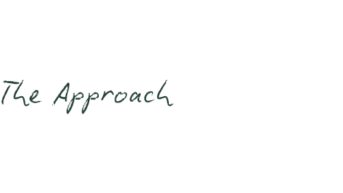 Text reads 'The Approach' with no additional images or details.