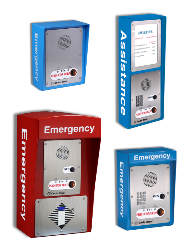Product images of 4 Series call boxes