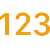 sequence of numbers icon