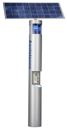 Product image of solar panel on top of CB tower