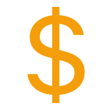 US dollar sign icon