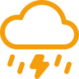 rainstorm cloud icon