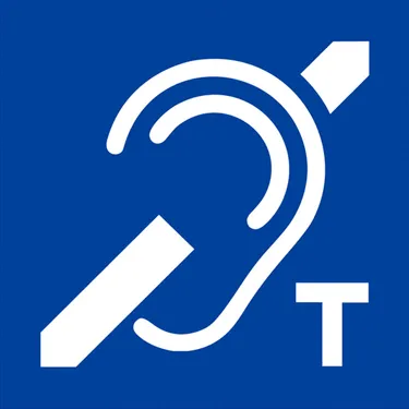 Product image of hearing loop sign