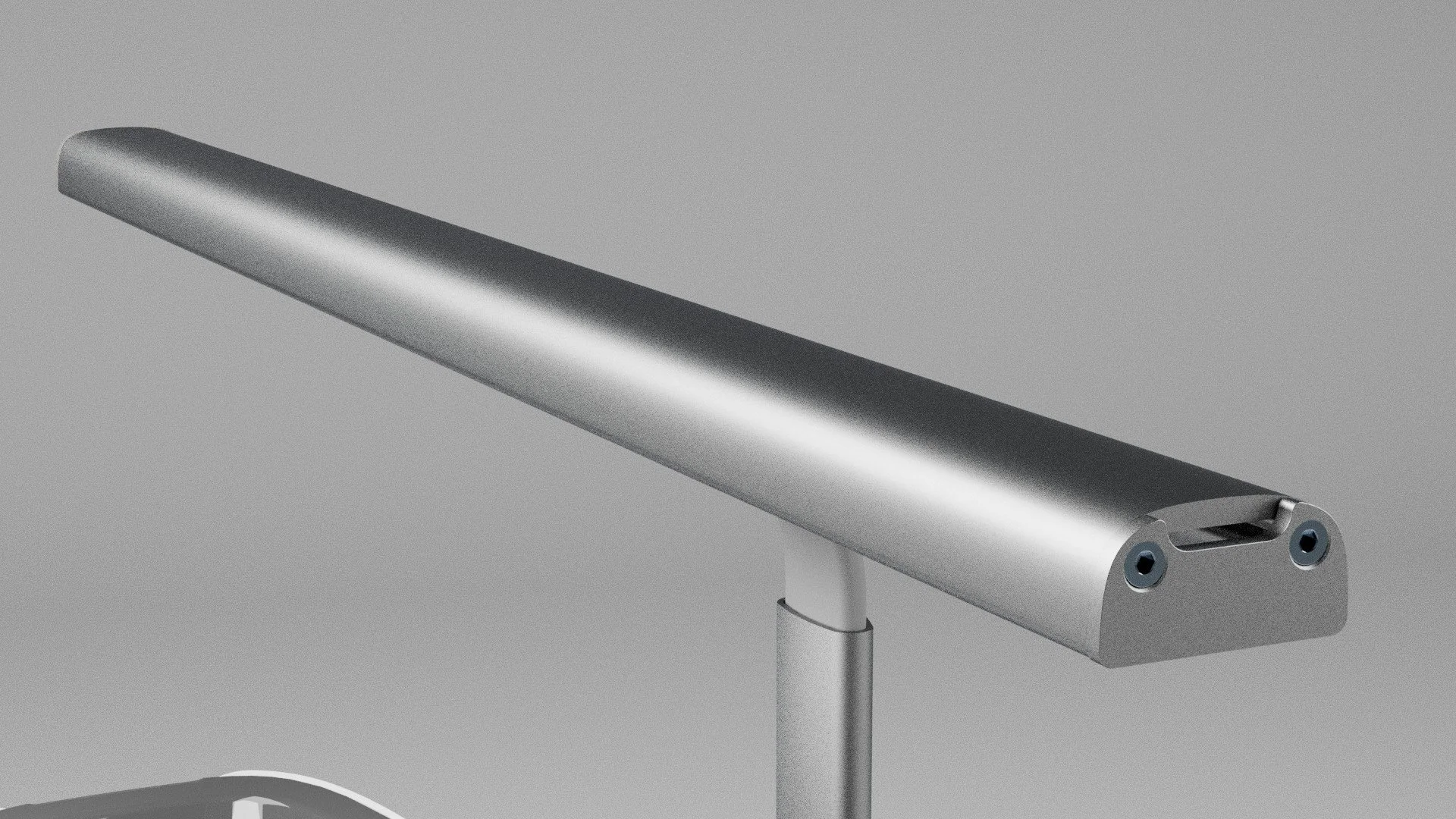 The anodised aluminum extrusion acts as a heatsink and a lampshade at the same time, enabling very efficient, glare-free lighting and a relatively cool surface that is safe to touch. The warm color temperature of 3500K makes for a pleasant hue, suita