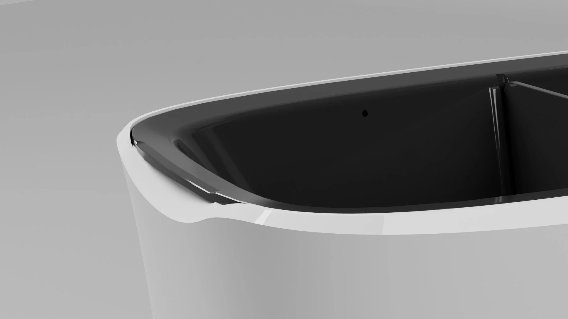 Cutout for easier grip on the growing container when it needs to be removed.