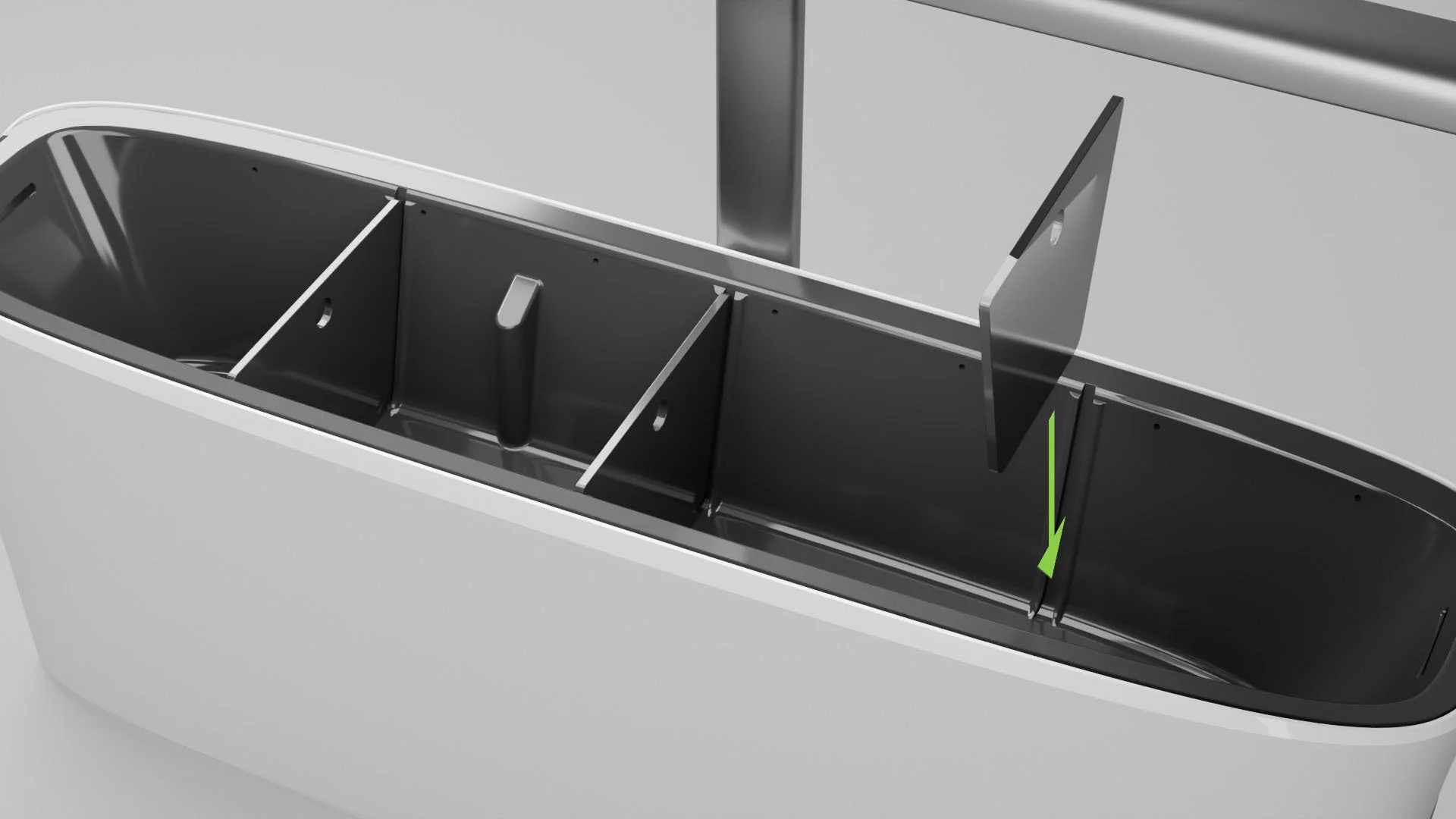 By putting in divider plates in the growing container, you can keep the roots from different plants to tangle. This enables you to easily remove plants in each section if you want to grow something new.