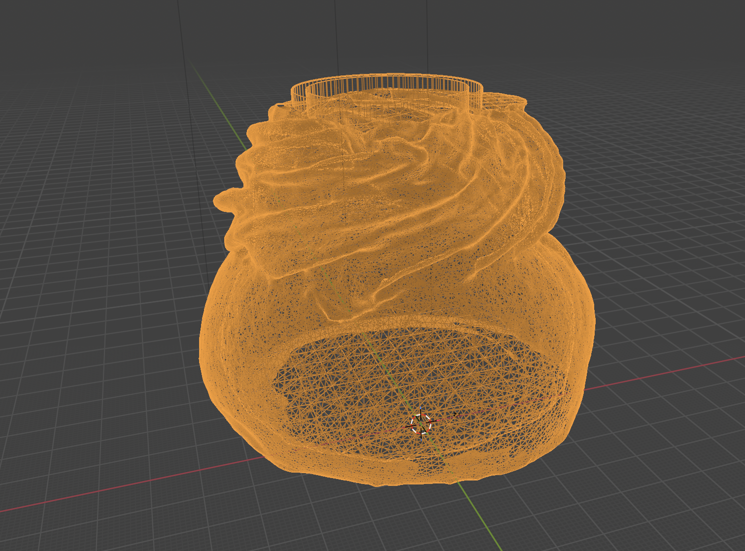 A 3d scan of a semla that a friend sent me