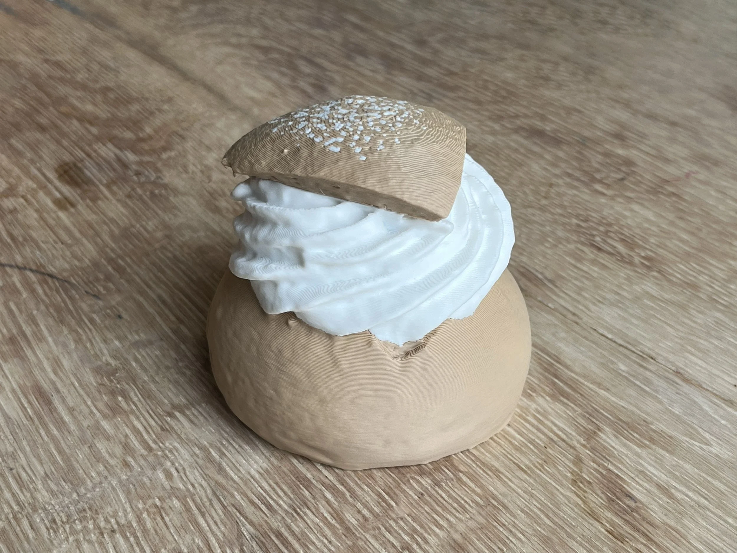 3D printed semla. You ask "why?" - I ask "why not?"