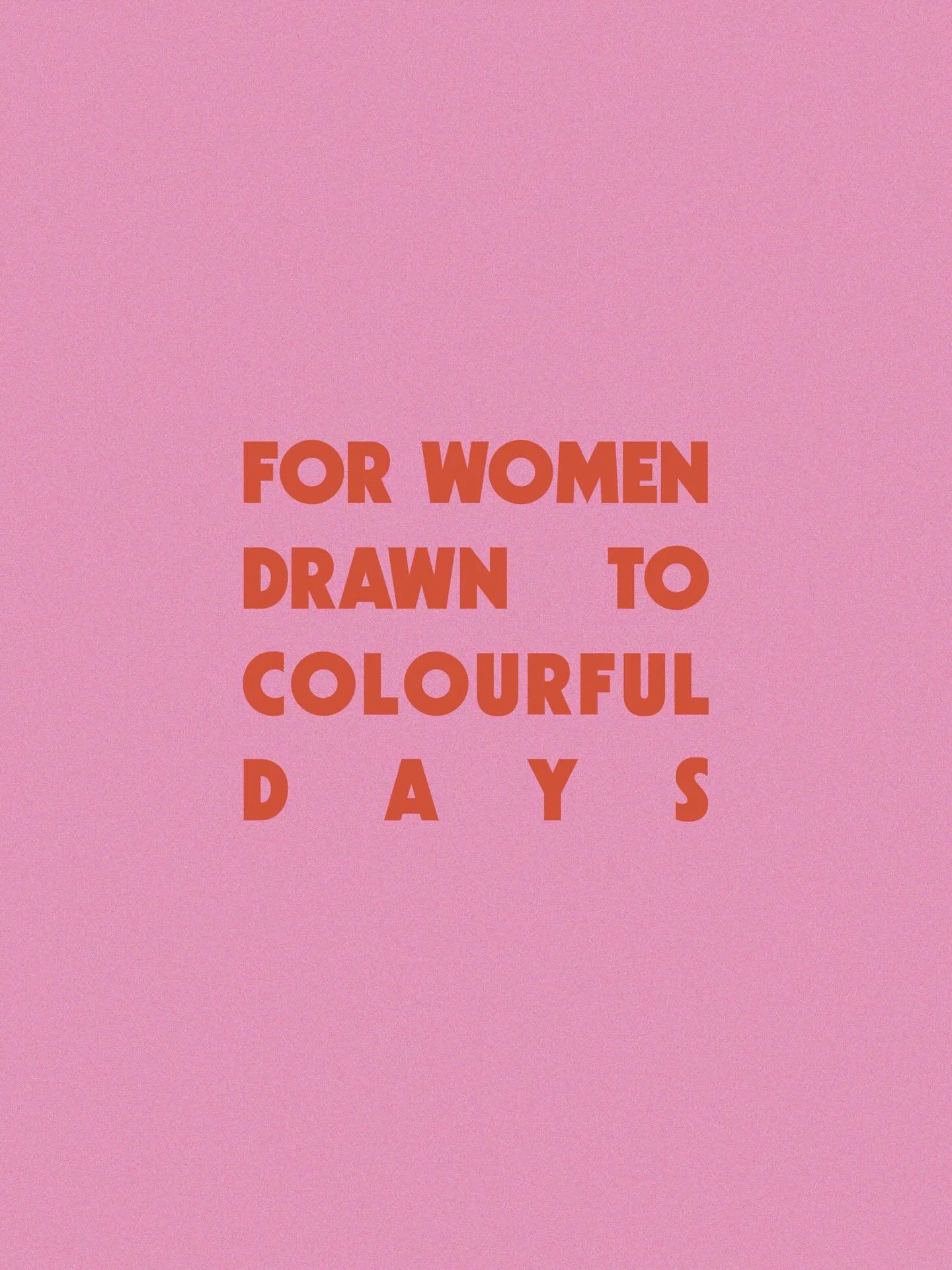 For women drawn to colourful days.

More life.
More colour.
More freedom.

Inspired by art.
Designed for freedom.
Kissed by the sun. 

Welcome to our sun &amp; shine world 🌎
