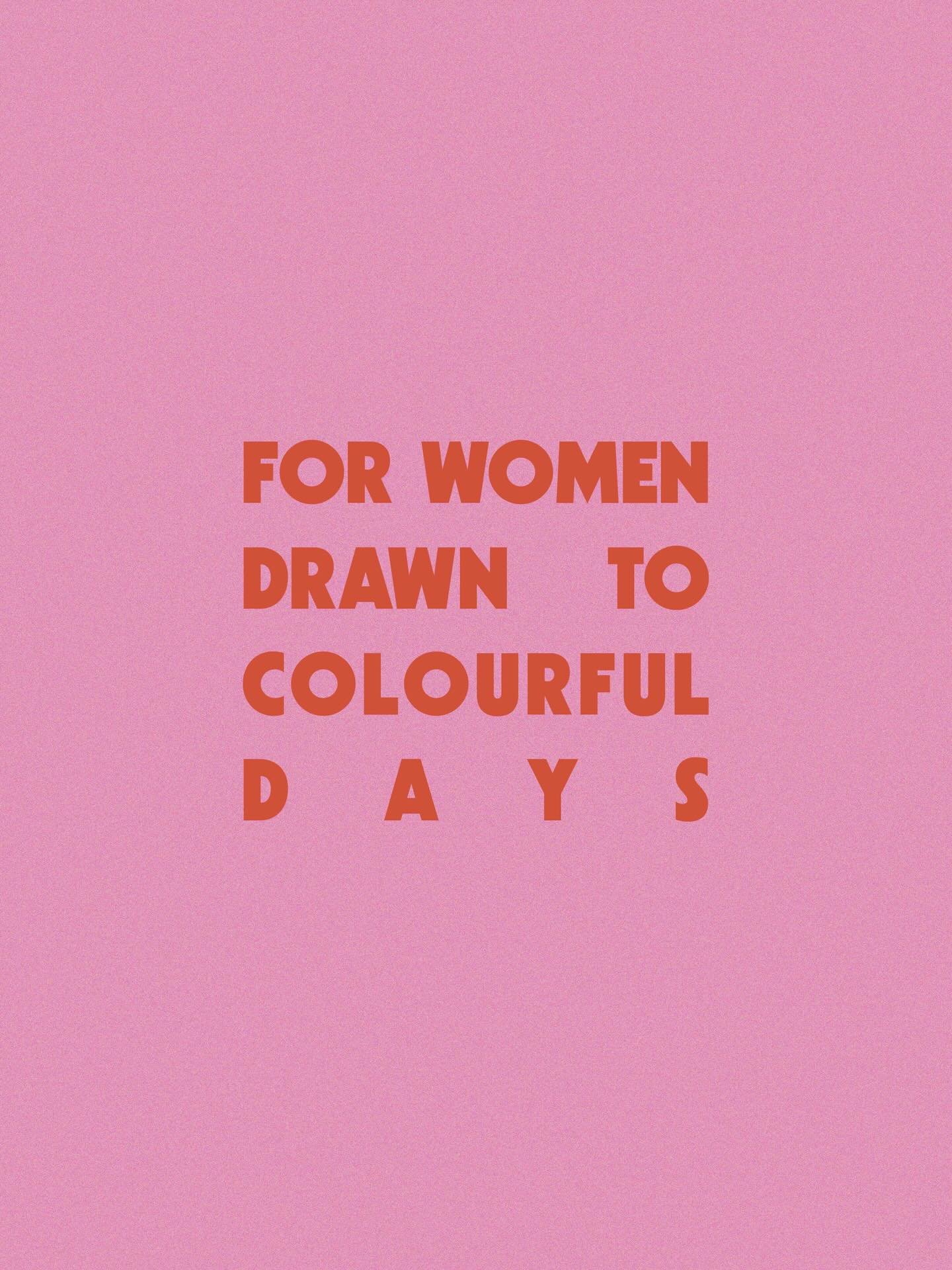 For women drawn to colourful days.

More life.
More colour.
More freedom.

Inspired by art.
Designed for freedom.
Kissed by the sun. 

Welcome to our sun &amp; shine world 🌎