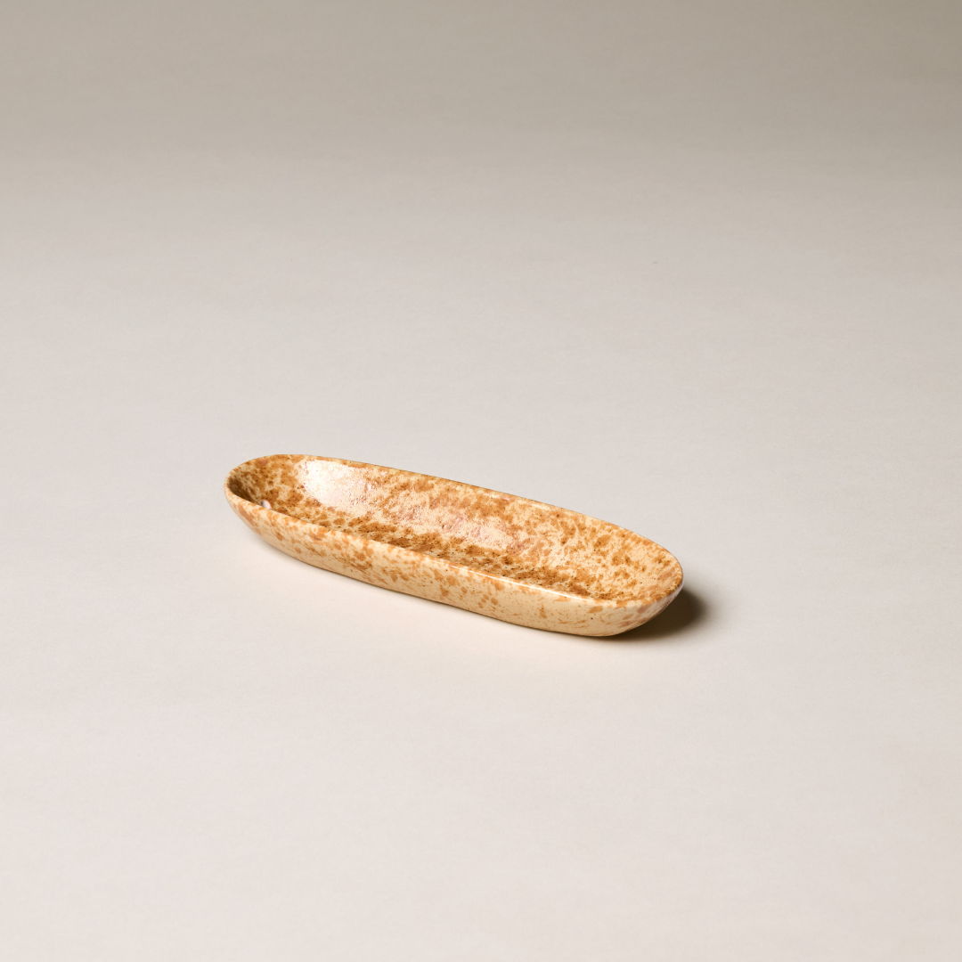 INCENSE HOLDER - CERMAMIC HOLDER SPECKLED