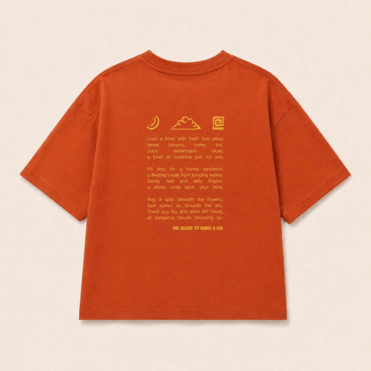 THE SECRET TO BEING A KID TEE