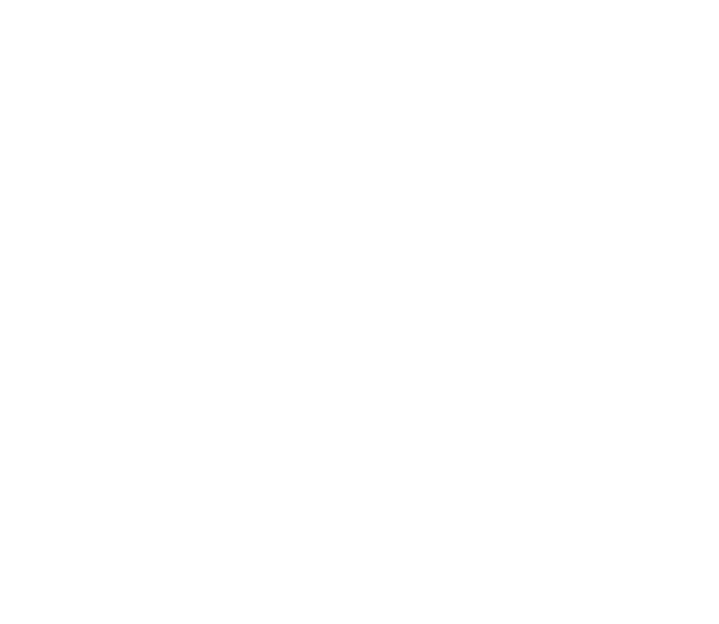 Black background with three white symbols: drop shape at the top, and two rounded triangle shapes at the bottom, forming a triangular layout.