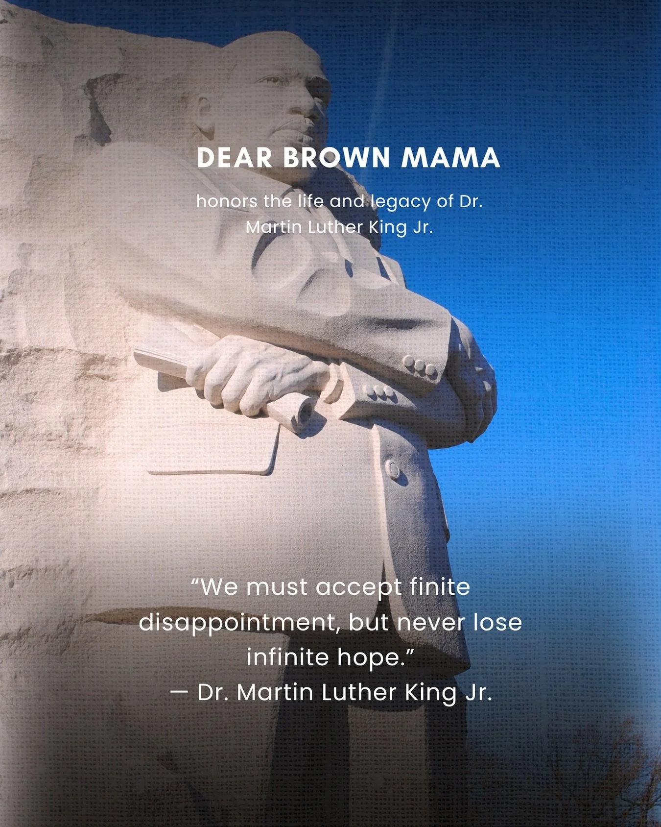 Today feels heavy for a lot of us. The world can feel uncertain. Motherhood can feel overwhelming. Some days it is hard to find hope when you are tired, worried, and carrying so much.

But Dr. King reminded us that even in the darkest moments, we do 