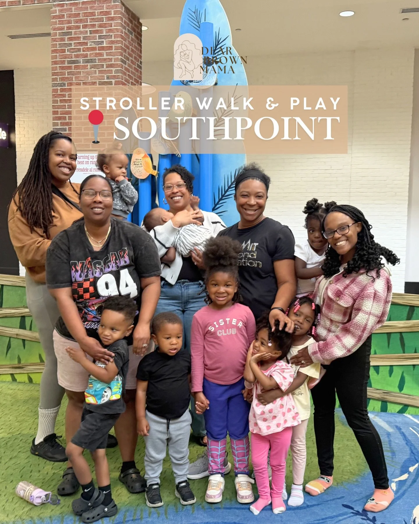 Another fun mom walk this morning!🥰 Dodging the weather in Durham today at Southpoint Mall. Now we&rsquo;re wondering why we didn&rsquo;t think of this when we needed a place all winter 🙃😂 See you next month!
#strollerwalk
#momsofdurham
#ittakesav