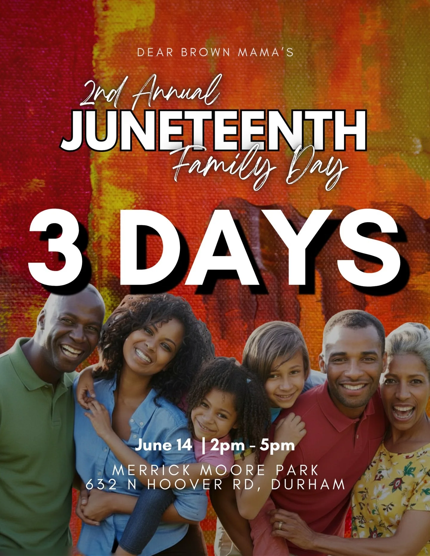 In 3 days we&rsquo;ll be having our 2nd Annual Juneteenth Family Day. We&rsquo;re so excited to celebrate with everyone!  As a reminder, this event is open to all! 
➡️Swipe to see the businesses who have donated towards our raffles.