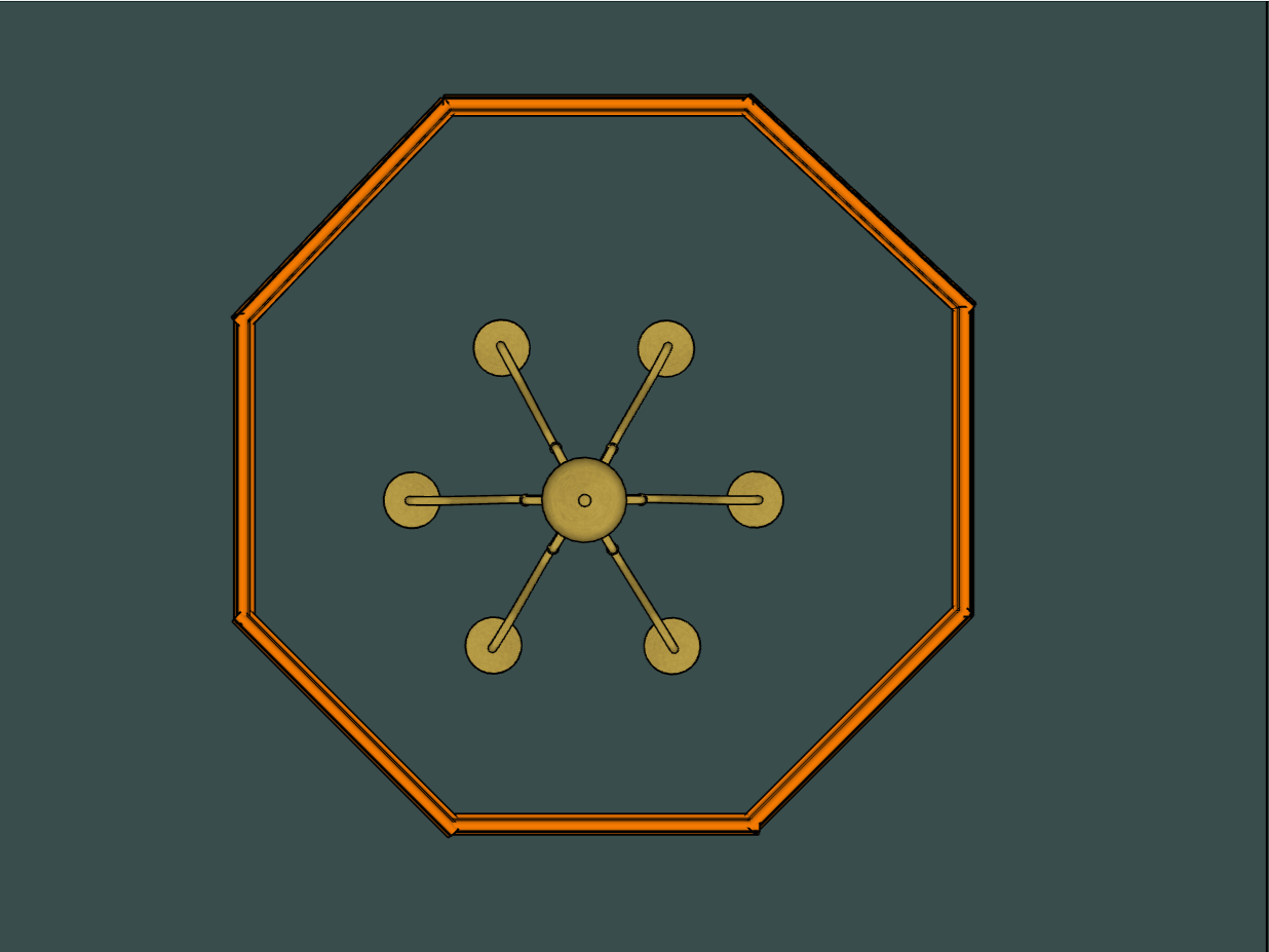The model enabled architectural references to be integrated into the concept, while also establishing key dimensions for fabrication.