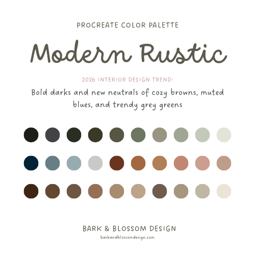 Modern Rustic Color Palette