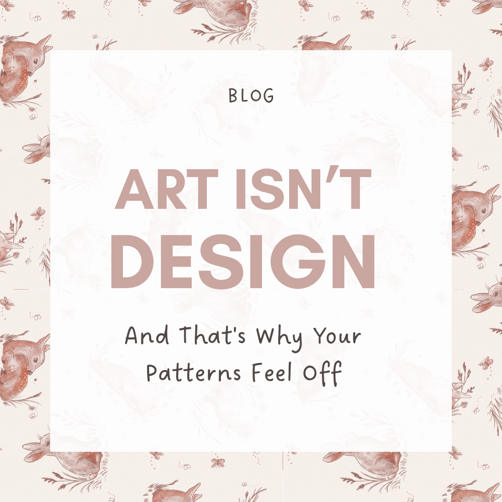 Art Isn’t Design. And That’s Why Your Patterns Feel Off.