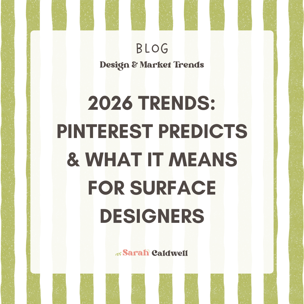 What Pinterest Predicts for 2026 - And What It Means for Surface Pattern Designers