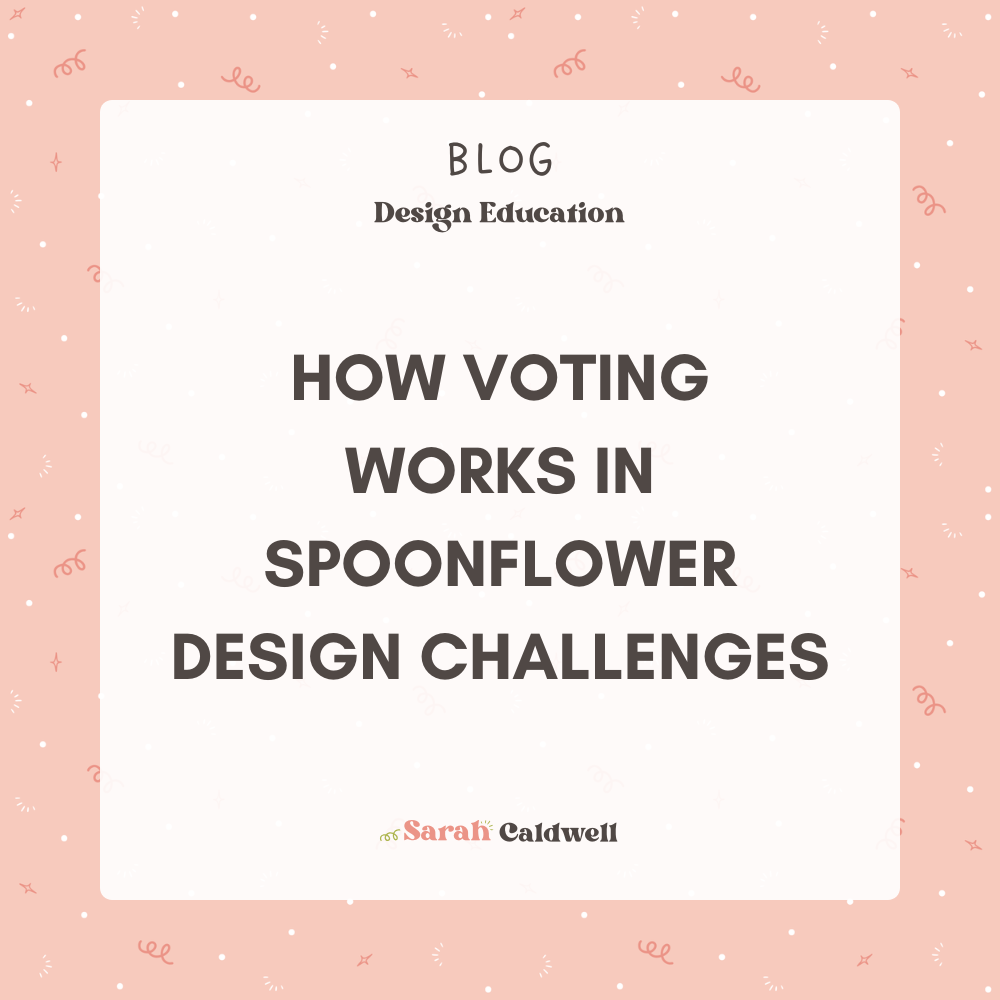 How Spoonflower Design Challenge Voting Works