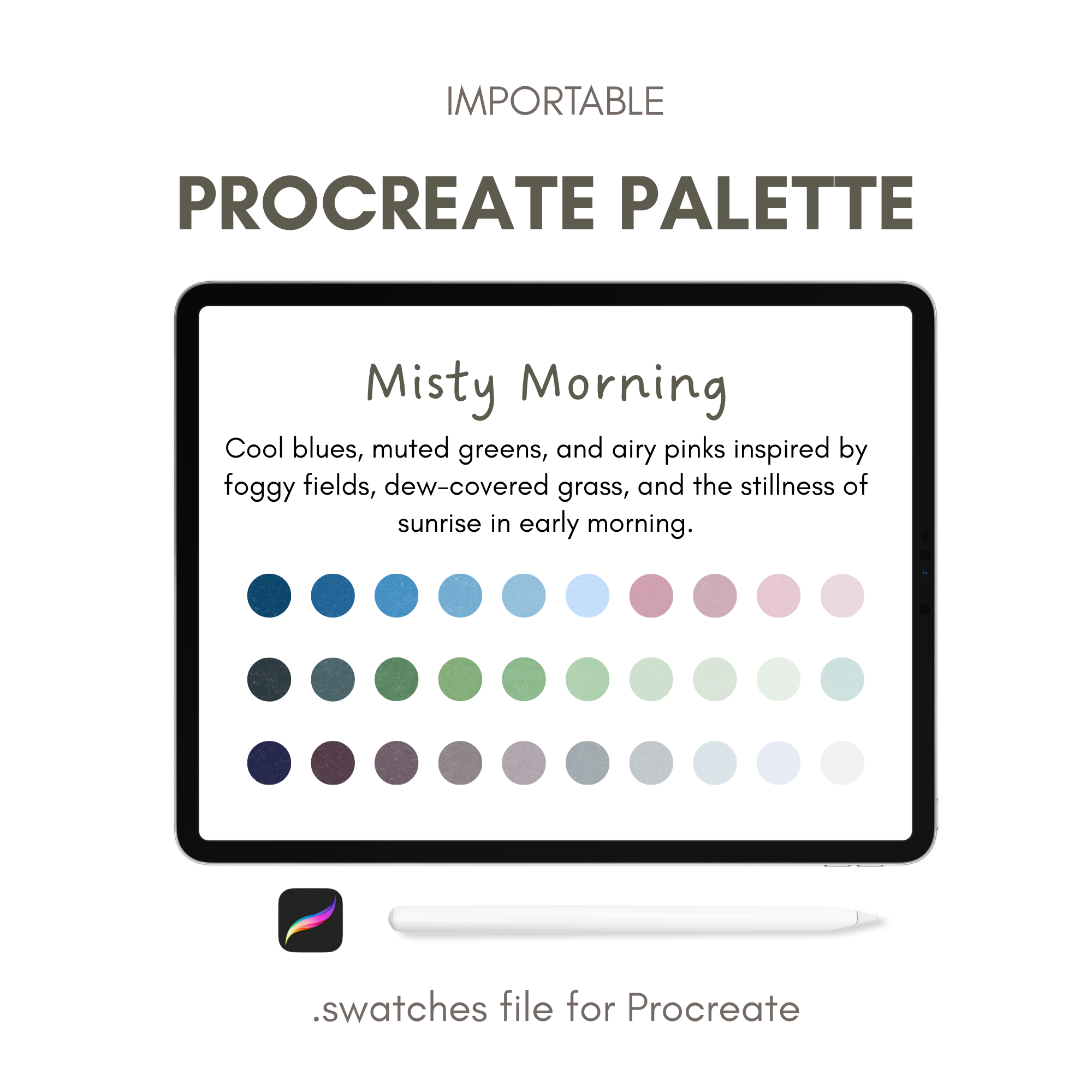 Misty Morning Color Palette