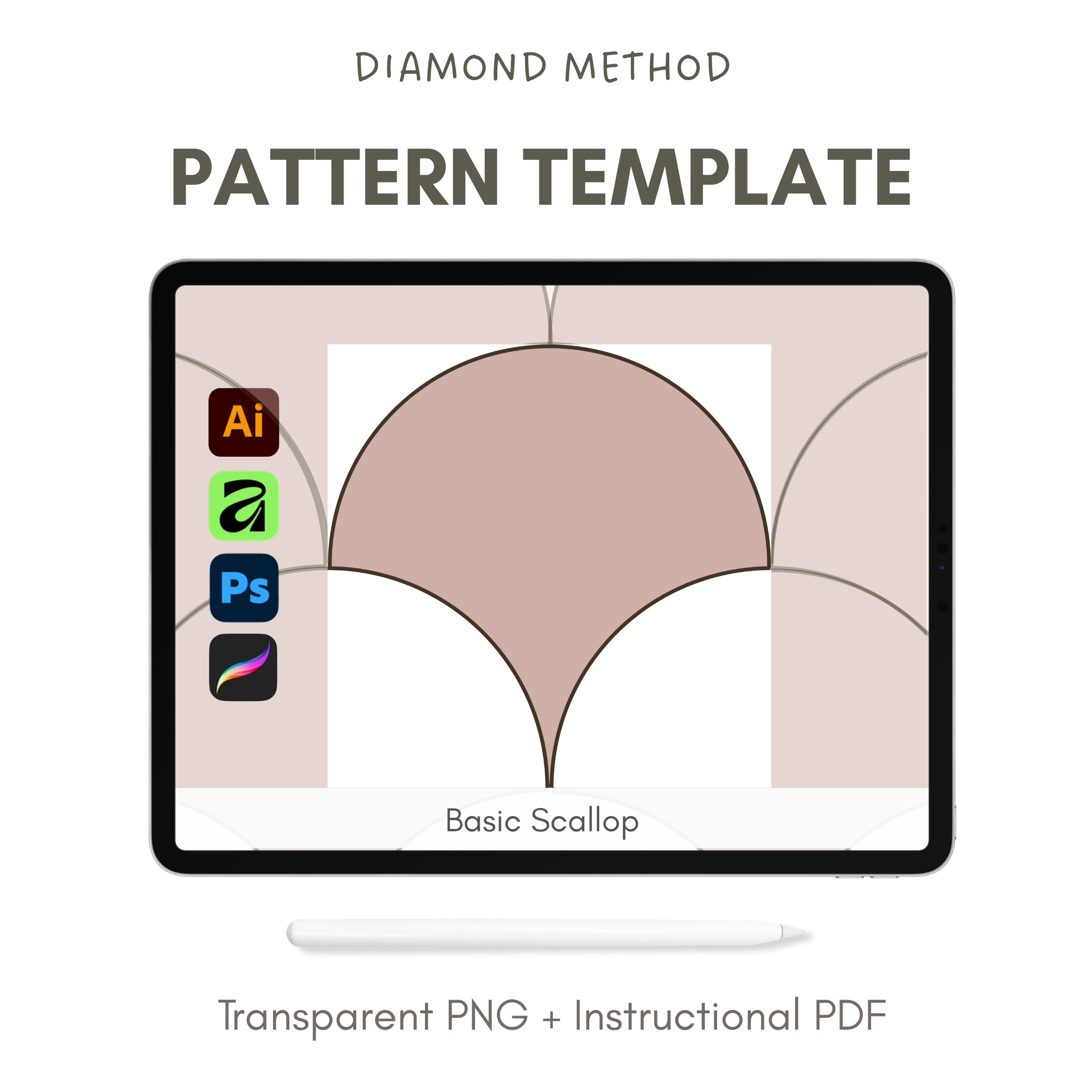 Basic Scallop Repeat Template