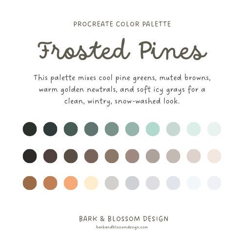 Frosted Pines Color Palette