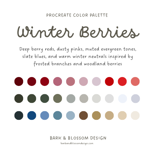 Winter Berries Color Palette