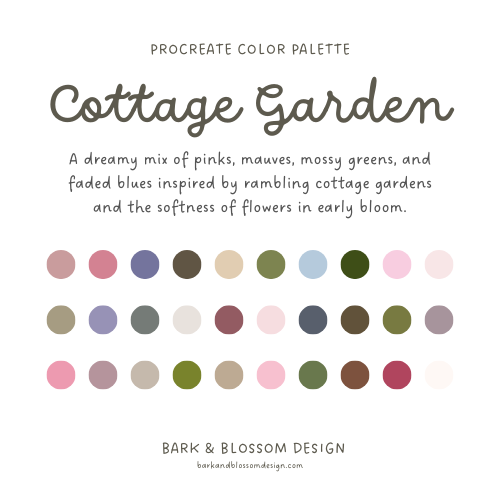 Cottage Garden Color Palette