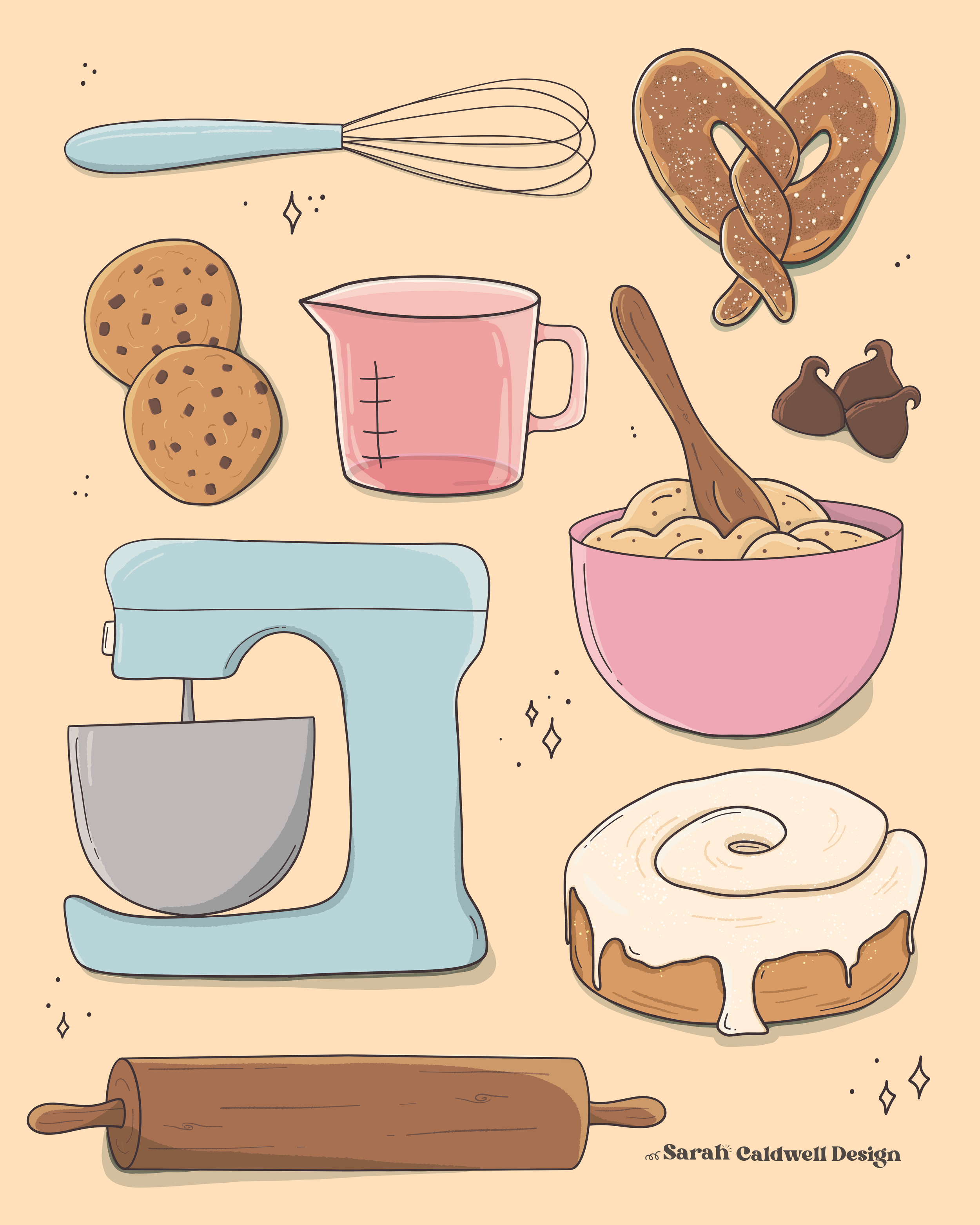 "The Sweets Shop" Hero Illustration