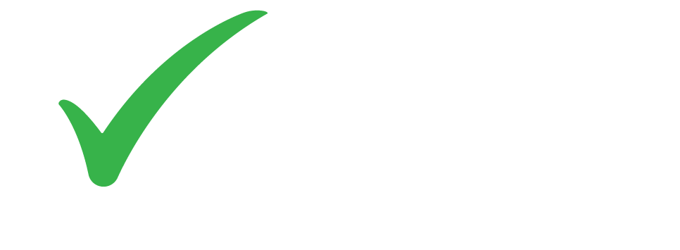 Logo with a green checkmark inside a circle and the text 'PPE WORN' next to it.