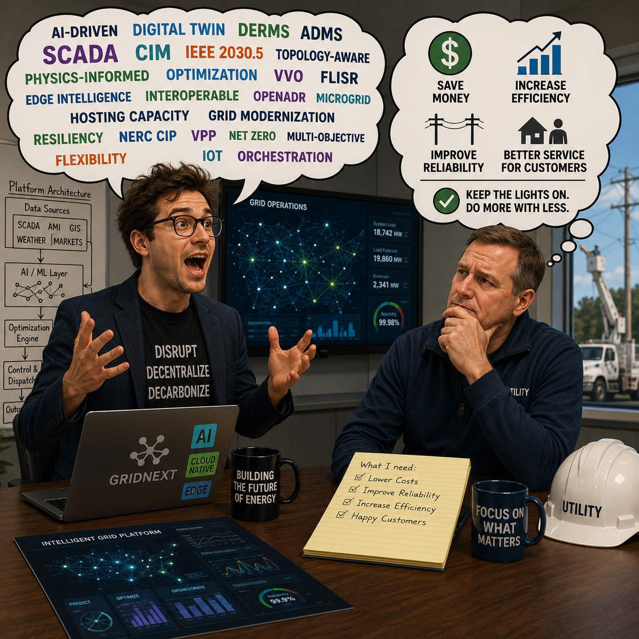 How to Successfully Scale a Grid Startup - mastering the art of utility speak
