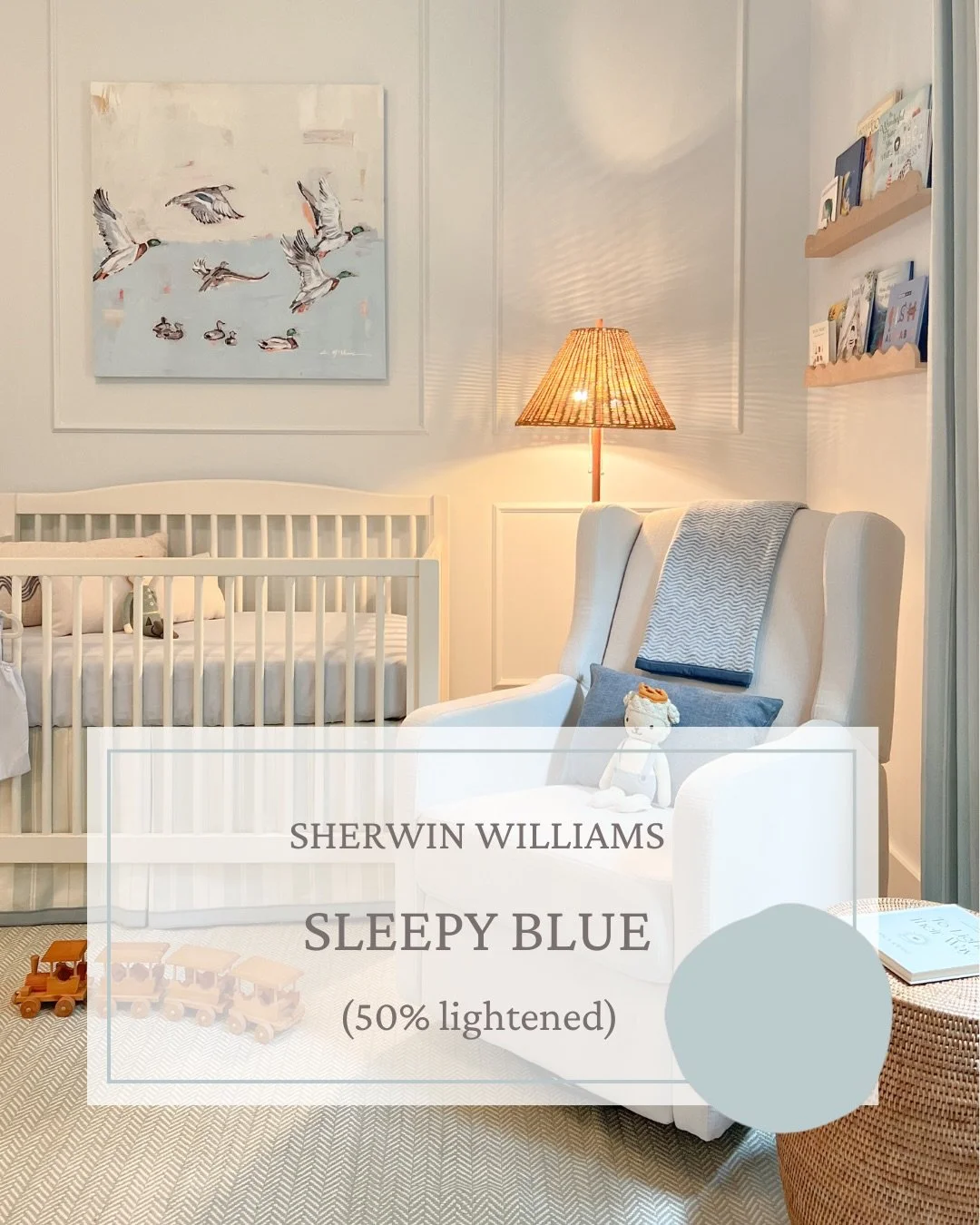 Back again with my tried-and-true blue paint colors 💙
Save this for later when you&rsquo;re hunting for a *barely-there nursery blue*, a *moody dusty blue* for the dining room, or a *classic office blue*. I&rsquo;ve got you covered.

Tell me in the 