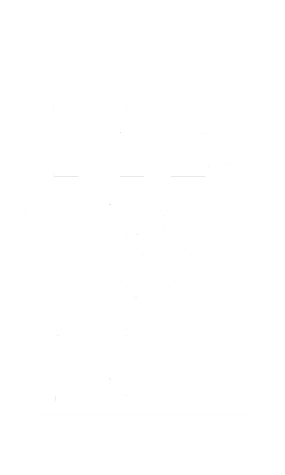 Black and white logo with the letters 'MB' in a speech bubble and 'XII' in a separate speech bubble below