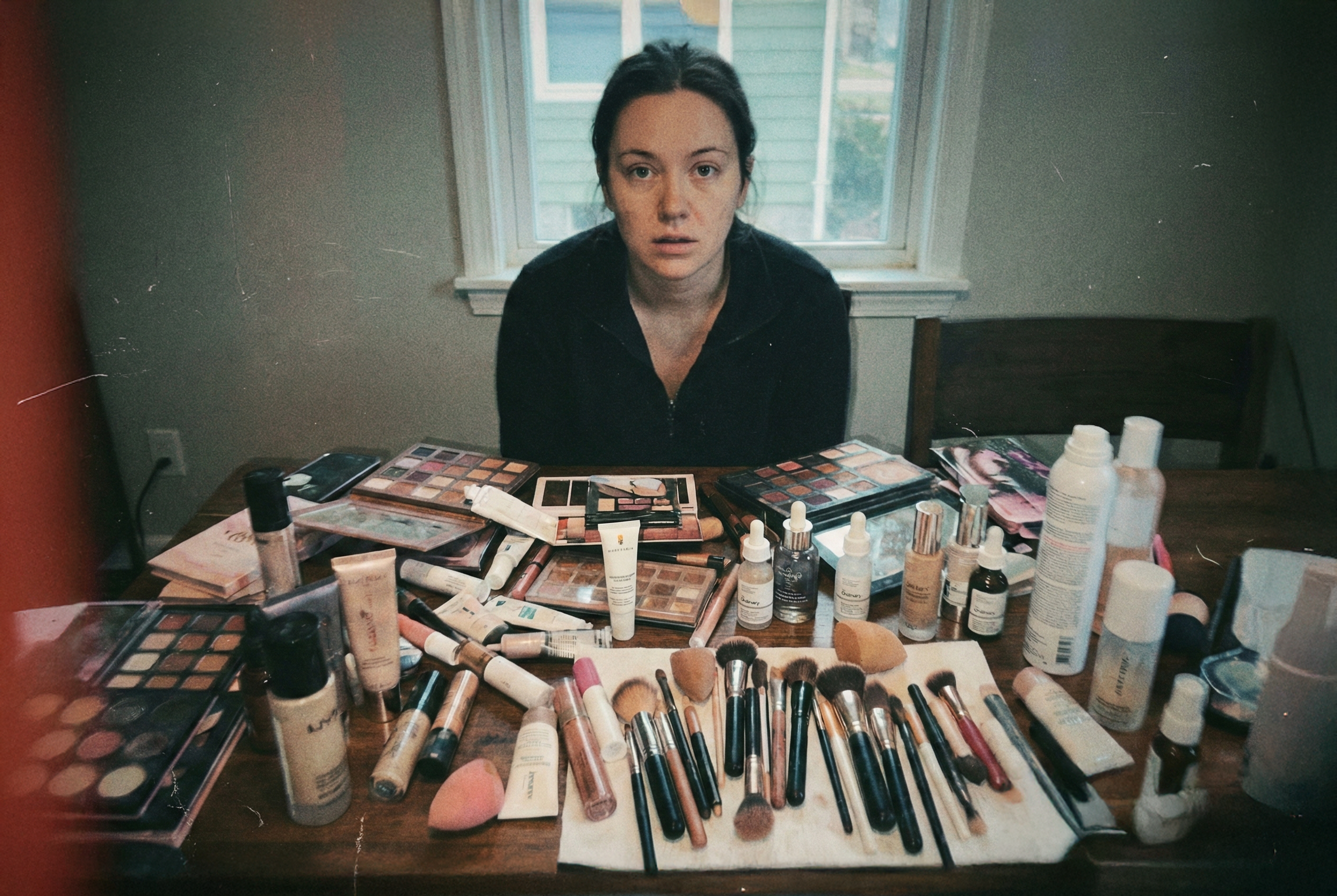 Tendance No Makeup Makeup nécessitant beaucoup de produits cosmétiques.