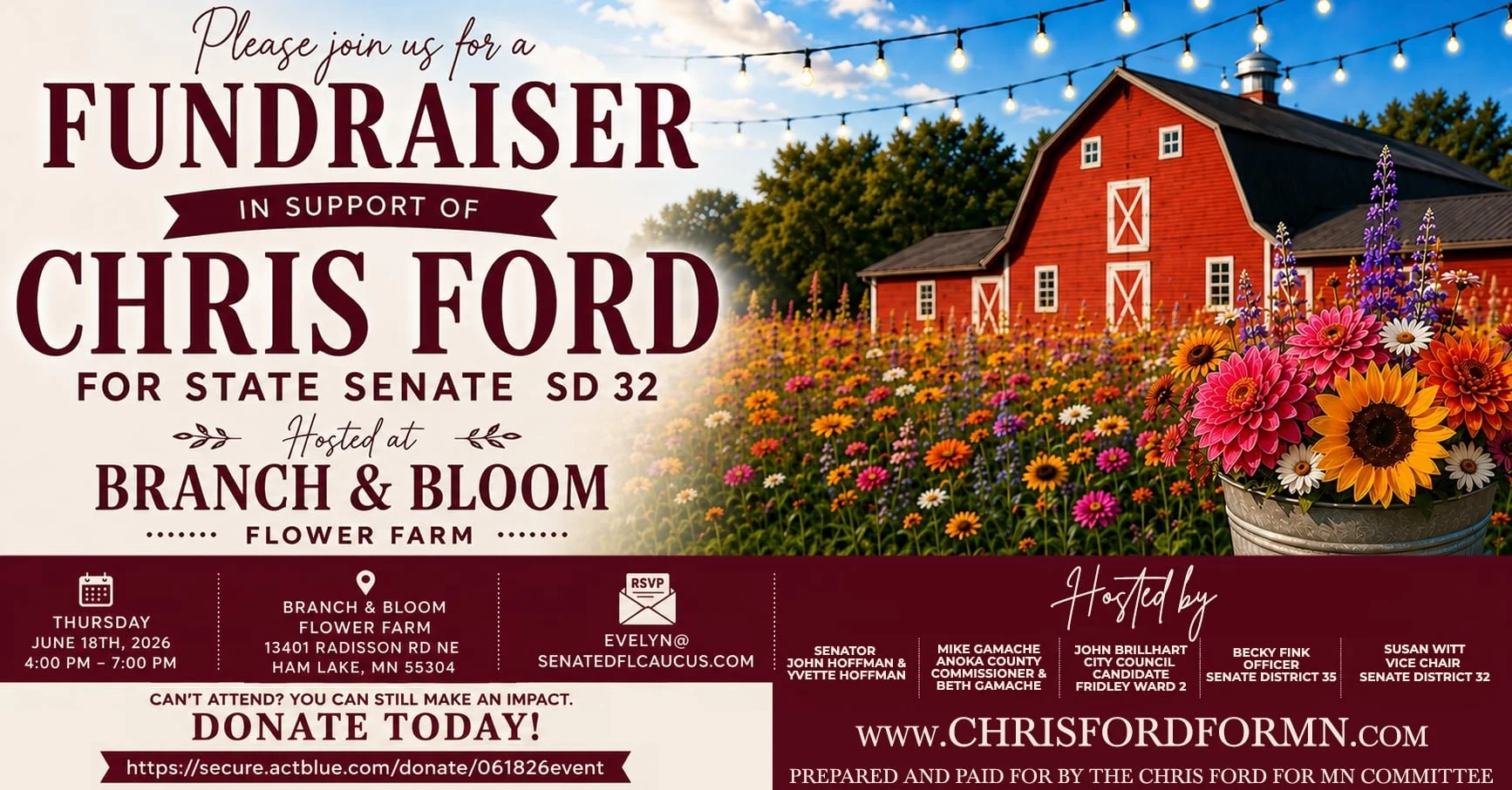Branch &amp; Bloom Fundraiser