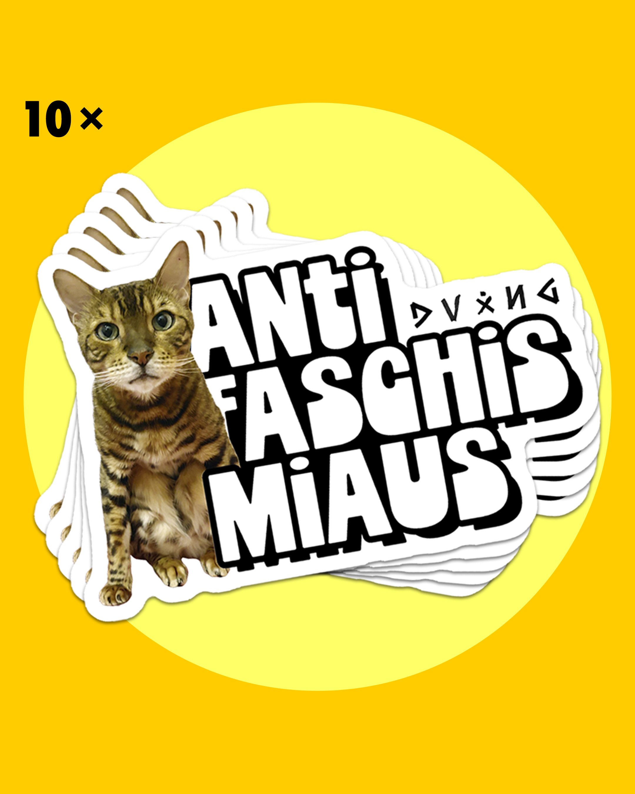 Antifaschismiaus Bundle (black&white)
