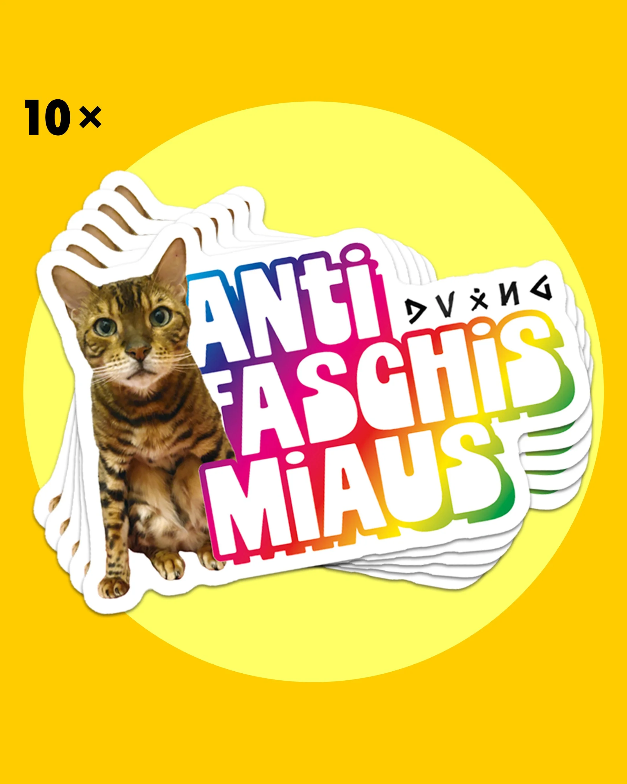 Antifaschismiaus Bundle (rainbow)