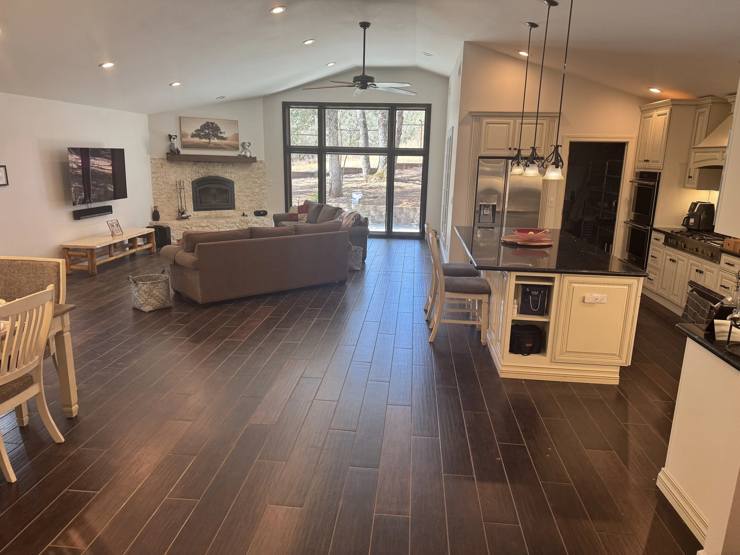 Living Room and Kitchen 