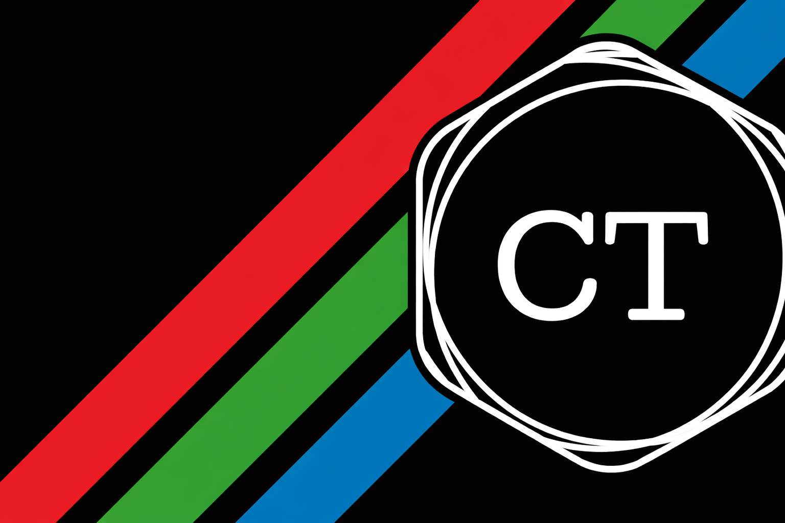 Black circular logo with three overlapping white circles and the letters 'CT' in the center. CT SERVE UK LTD