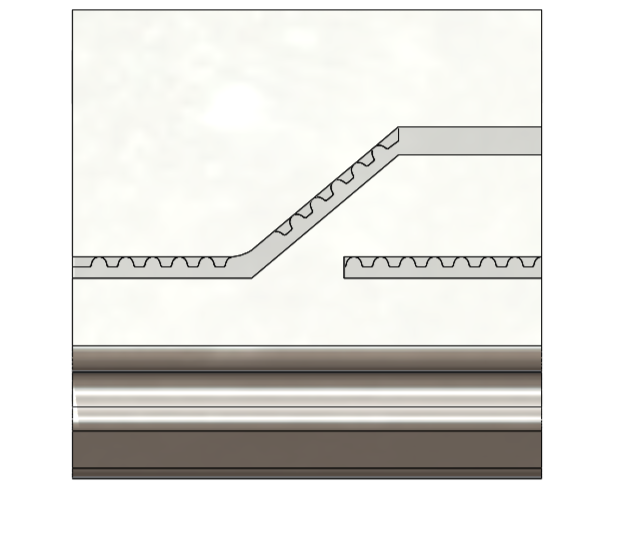 linear slide side view
