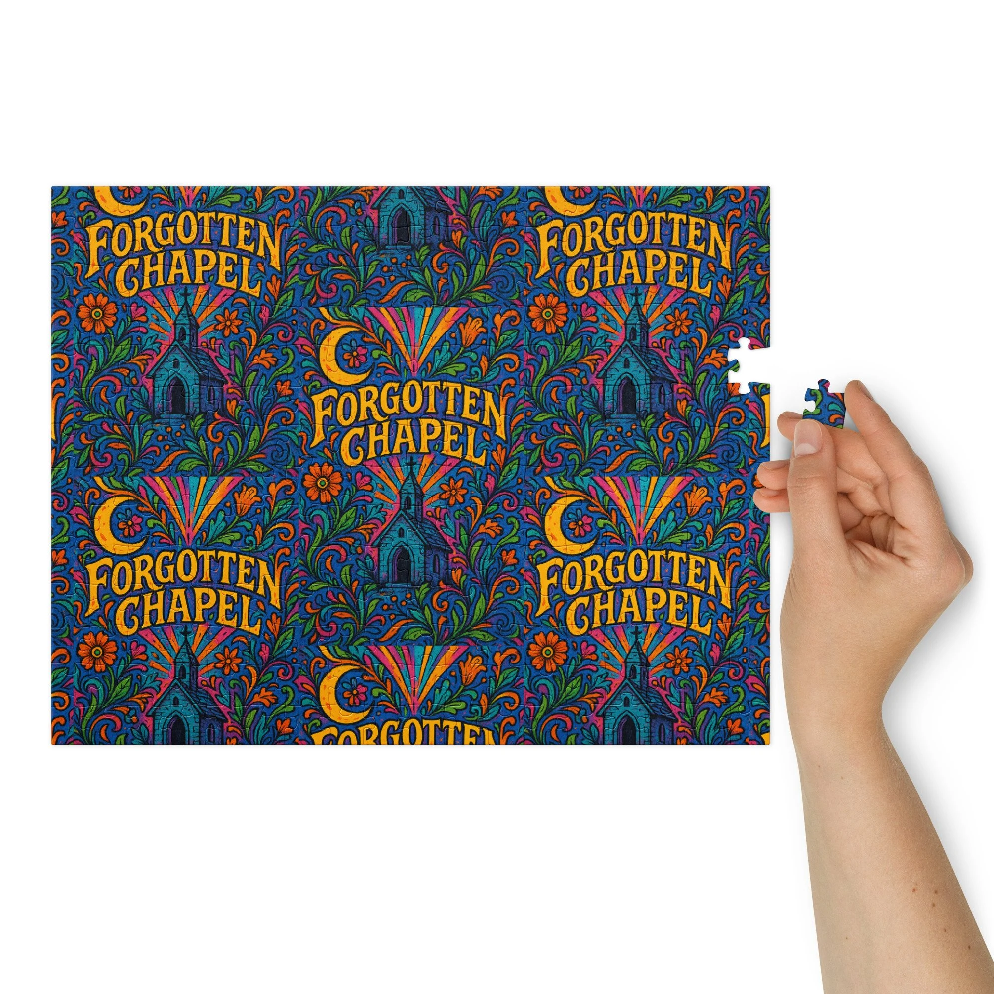 Jigsaw Puzzle with Tin