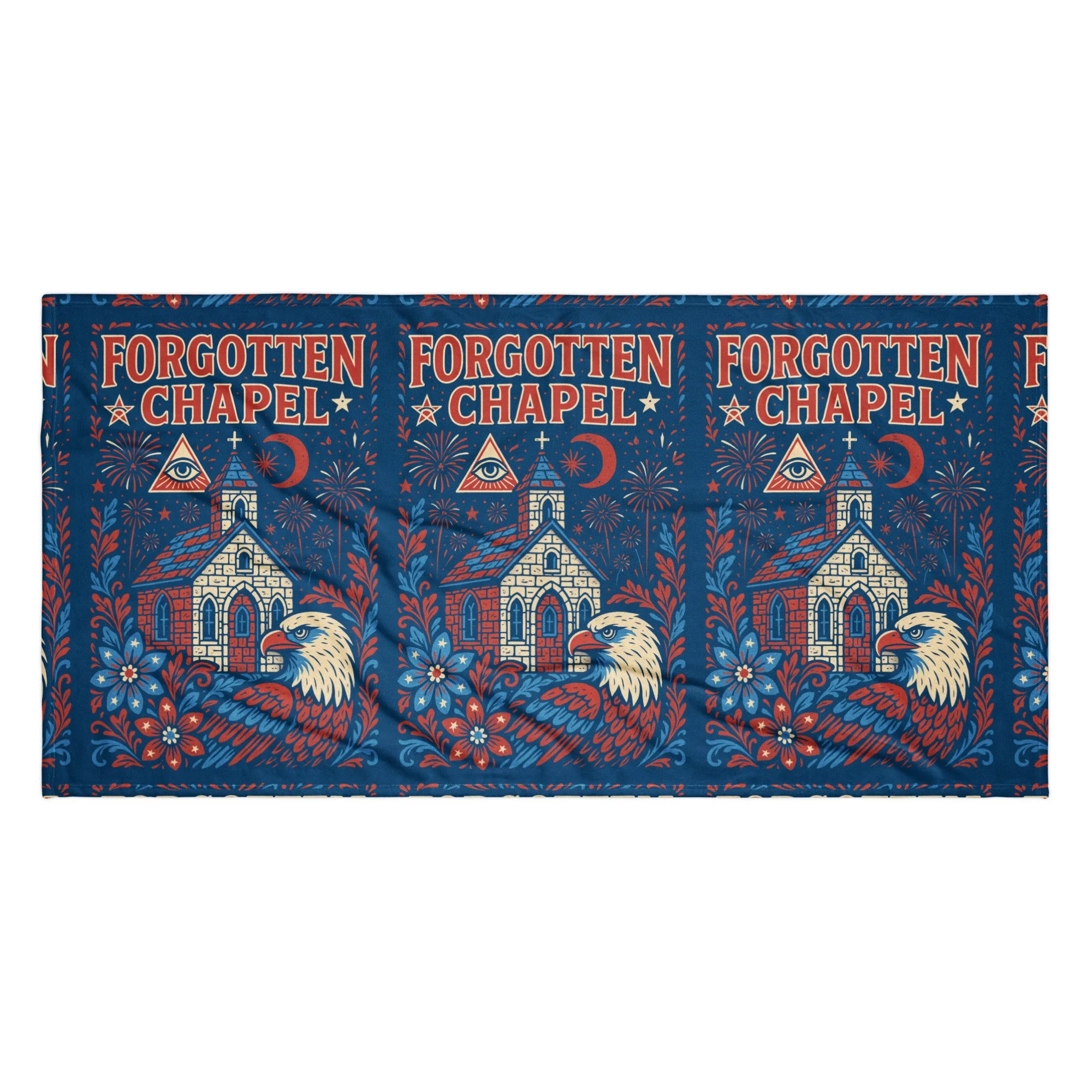 Beach towel for July 4th
