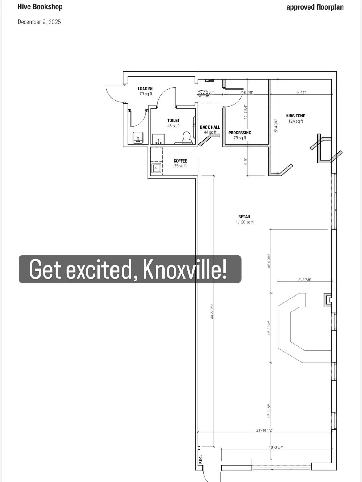 On this first day of 2026, we wanted to share a sneak peek of all the amazing things that @opendoor_architecture has in store for The Hive Bookshop. We could not be more excited about the year ahead and look forward to filling this space with our fav