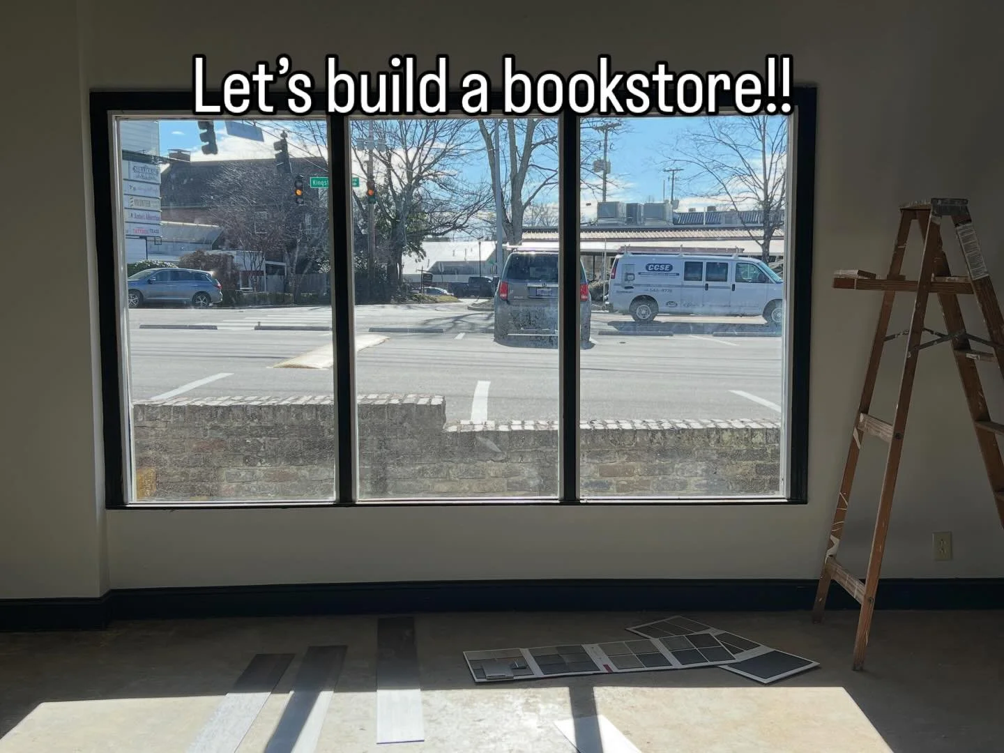 Happy to report we finally have our permit in hand and the next phase begins! Can&rsquo;t wait to see this space transform. 🐝📚